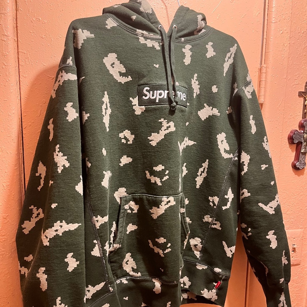 Supreme 2021 KLMK hoodie (Russian camo)